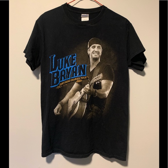 Gildan Ultra Cotton (preshrunk) Luke Bryan Tee Sz S - Picture 1 of 5
